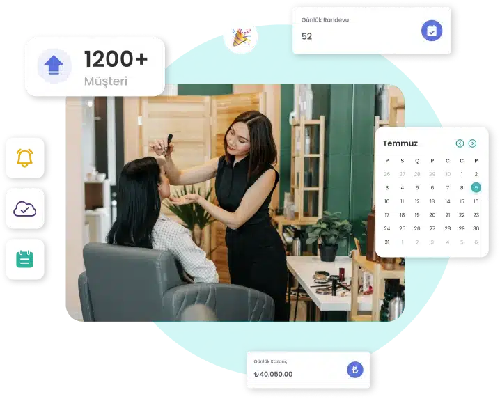 AppRandevu | Güzellik Salonu, Kuaför ve Güzellik Merkezi Yönetim Programı