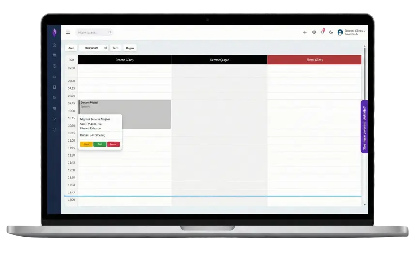 AppRandevu | Güzellik Salonu, Kuaför ve Güzellik Merkezi Yönetim Programı